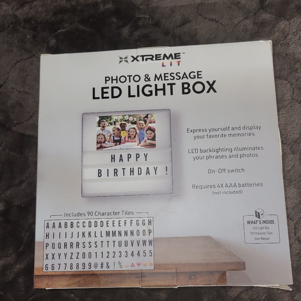 Photo Message Light Box NIB - Picture 2 of 5